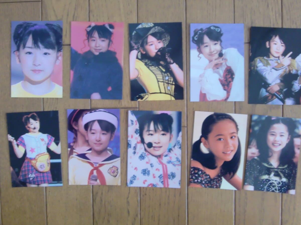 Amazon.co.jp: 古い駄菓子屋ブロマイドモーニング娘。初期メンバー55